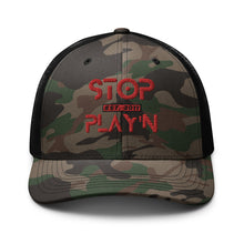 Load image into Gallery viewer, Camouflage trucker hat
