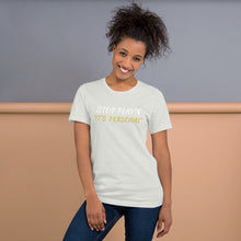 Load image into Gallery viewer, &quot;IT&#39;S PERSONAL&quot;/ White &amp; Gold Unisex T-shirts (3 Colors)
