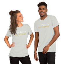 Load image into Gallery viewer, &quot;IT&#39;S PERSONAL&quot;/ White &amp; Gold Unisex T-shirts (3 Colors)
