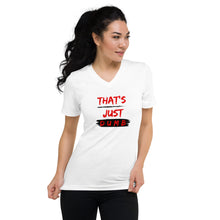 Load image into Gallery viewer, &quot;That&#39;s Just Dumb &quot; V-Neck T-Shirt
