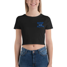 Load image into Gallery viewer, Women’s Crop Tee (Royal Blue)
