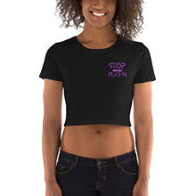 Load image into Gallery viewer, Women’s Crop Tee (Purple)
