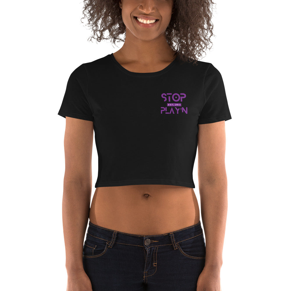 Women’s Crop Tee (Purple)