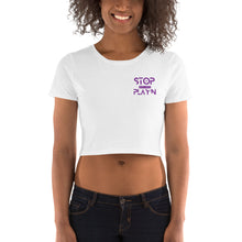 Load image into Gallery viewer, Women’s Crop Tee (Purple)
