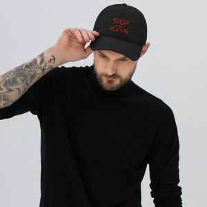 Distressed Hat (Red & BLK)