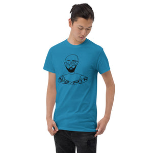 Stop Play'n "Logo" Unisex-Short Sleeve T-Shirt (2colors Sky Blu, Sapphire, )