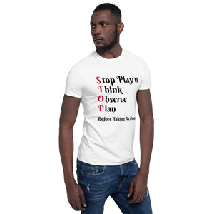 "STOP" Short-Sleeve Unisex T-Shirt