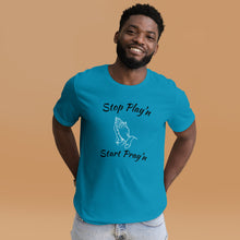 Load image into Gallery viewer, Stop Play&#39;n/Start Pray&#39;n Unisex t-shirt
