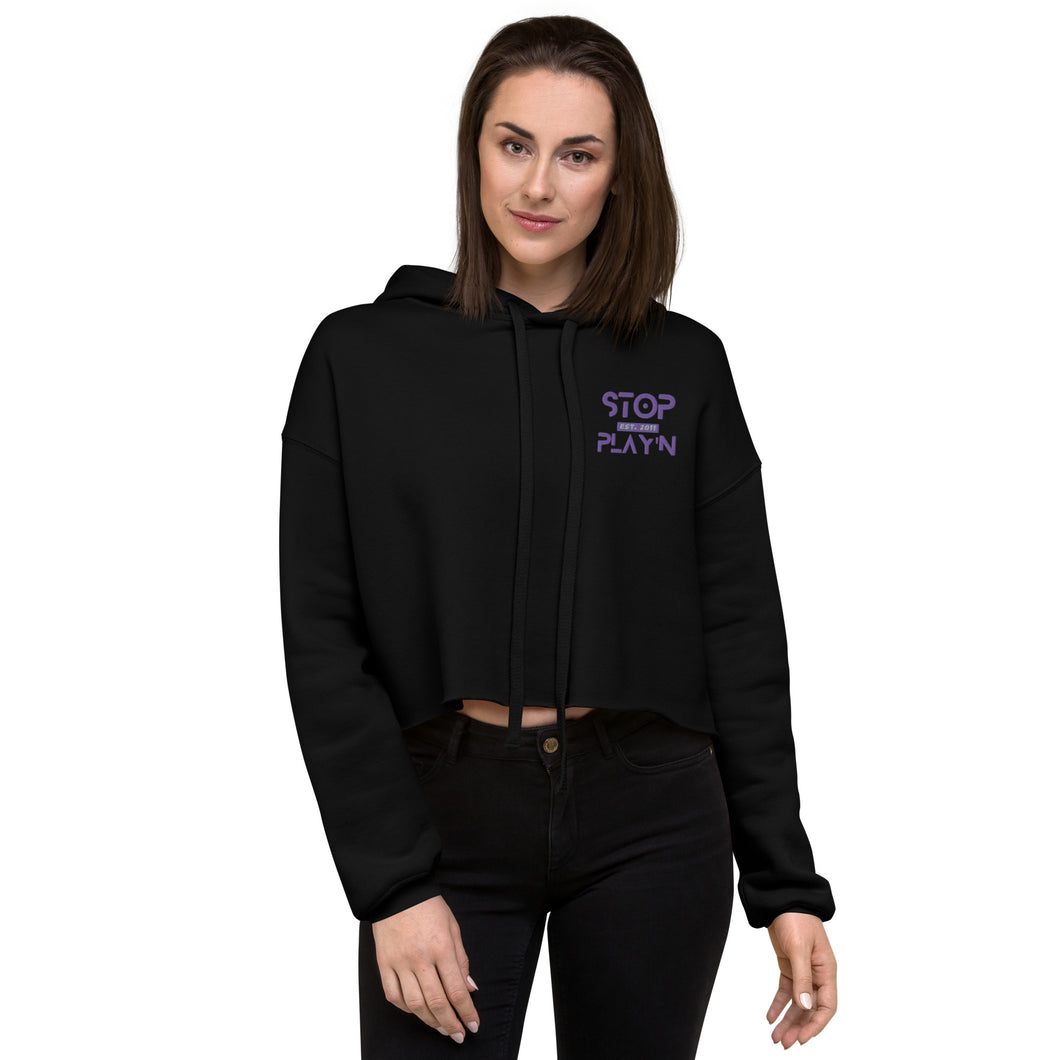 Est. 2011 Embroidered Crop Hoodie